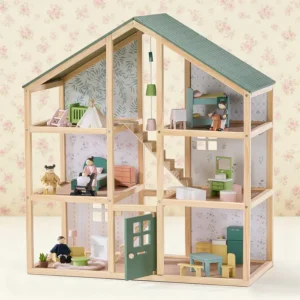 Sweetwood Evergreen Dollhouse & Wooden Dollhouse Dolls