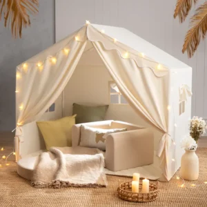 Kids Tent – Large Cozy Tent with Star Lights